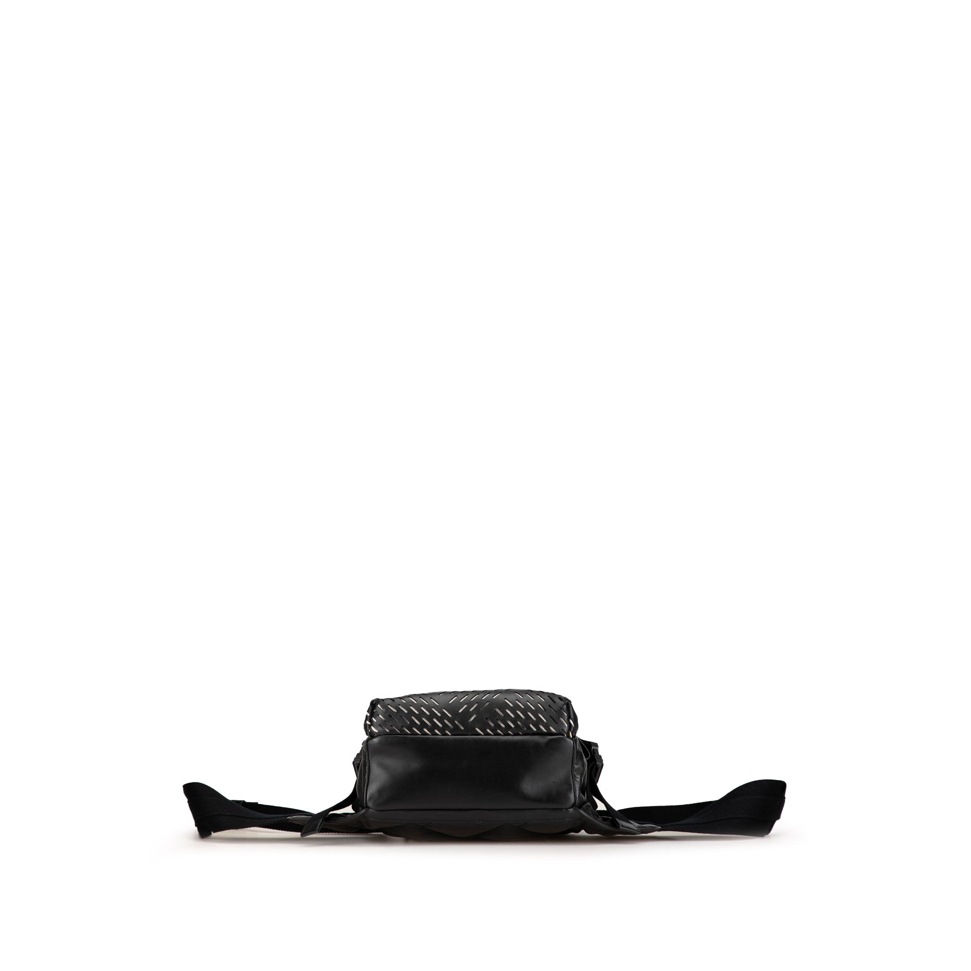 Perforated Leather Belt Bag