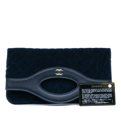 Quilted Velvet 31 Clutch