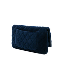 Quilted Velvet 31 Clutch