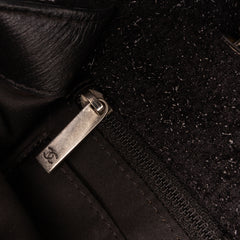Jumbo Patchwork Tweed Flap