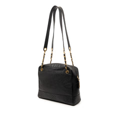 Triple CC Caviar Zip Tote