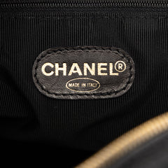 Triple CC Caviar Zip Tote