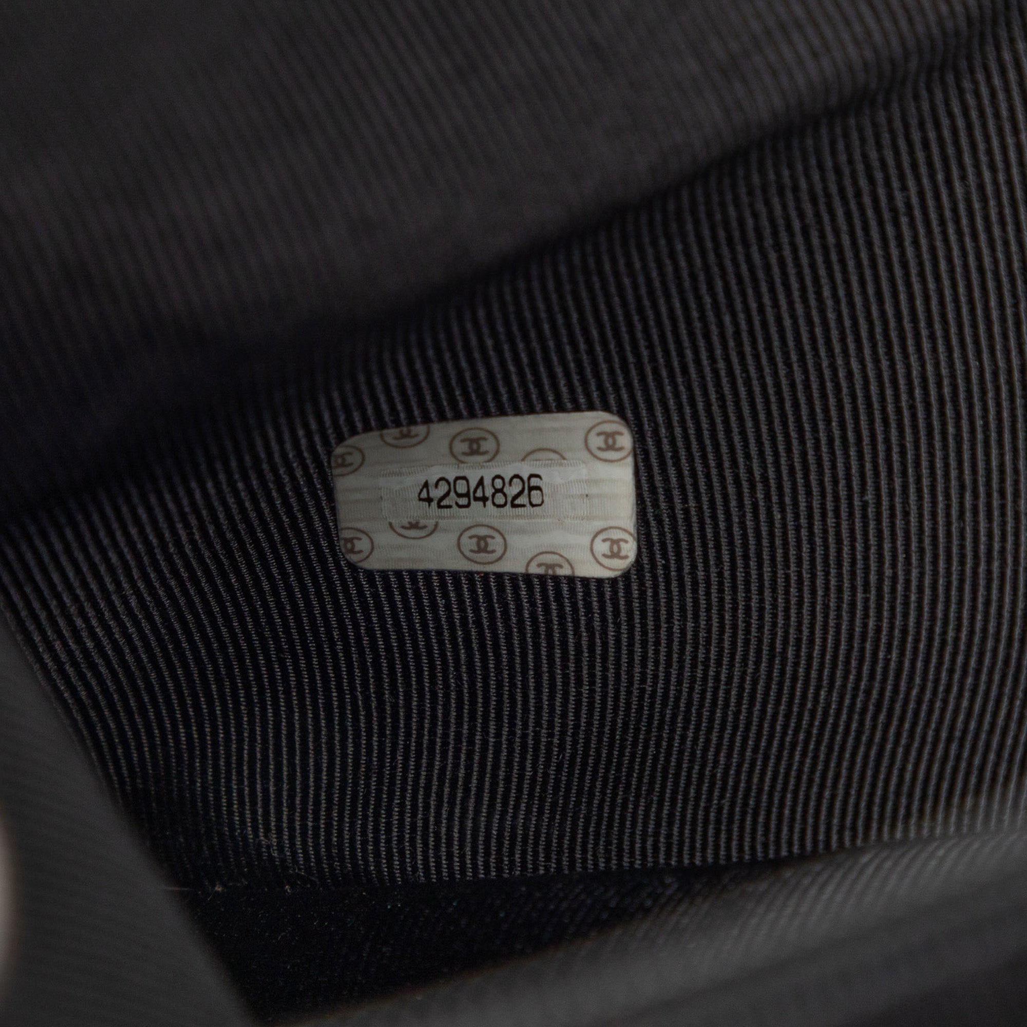 Triple CC Caviar Zip Tote