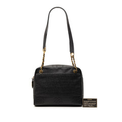 Triple CC Caviar Zip Tote