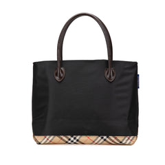 Nova Check Trimmed Nylon Tote
