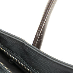 Nova Check Trimmed Nylon Tote