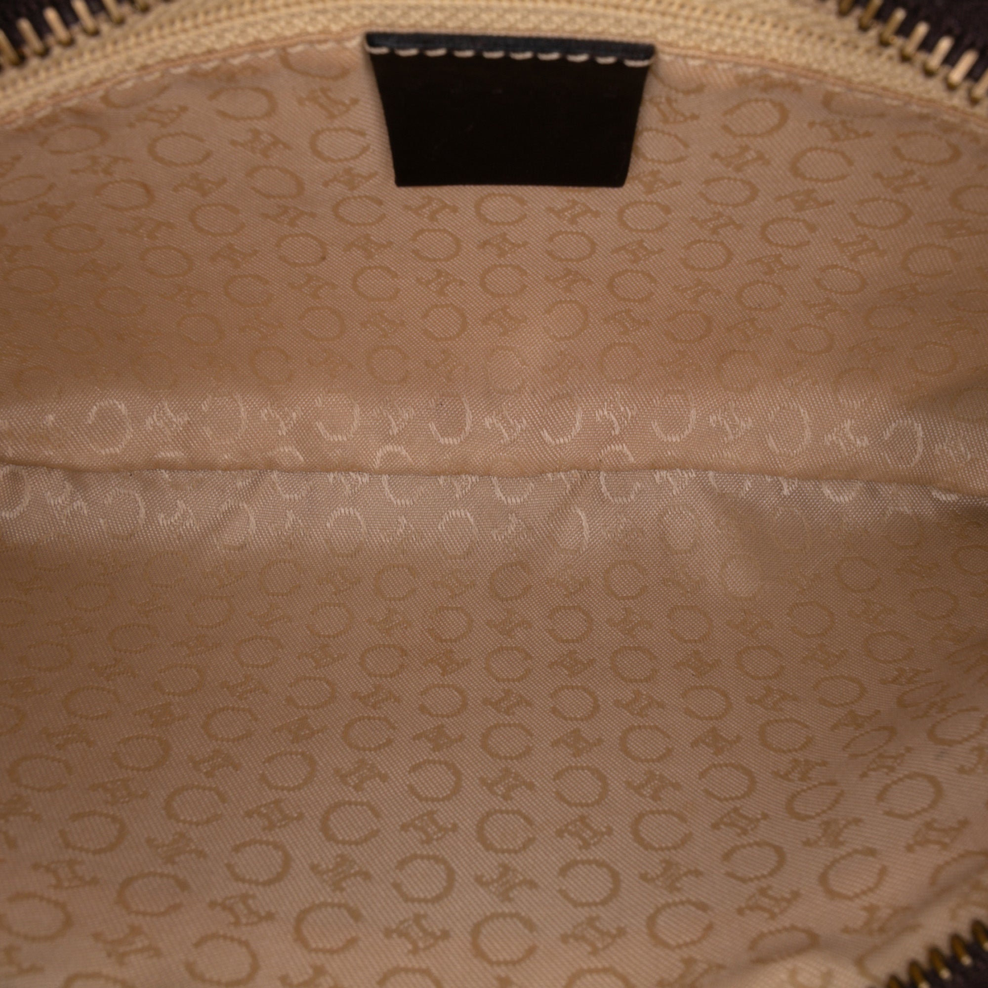 C Macadam Canvas Shoulder Bag