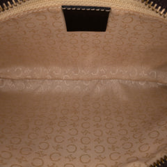 C Macadam Canvas Shoulder Bag