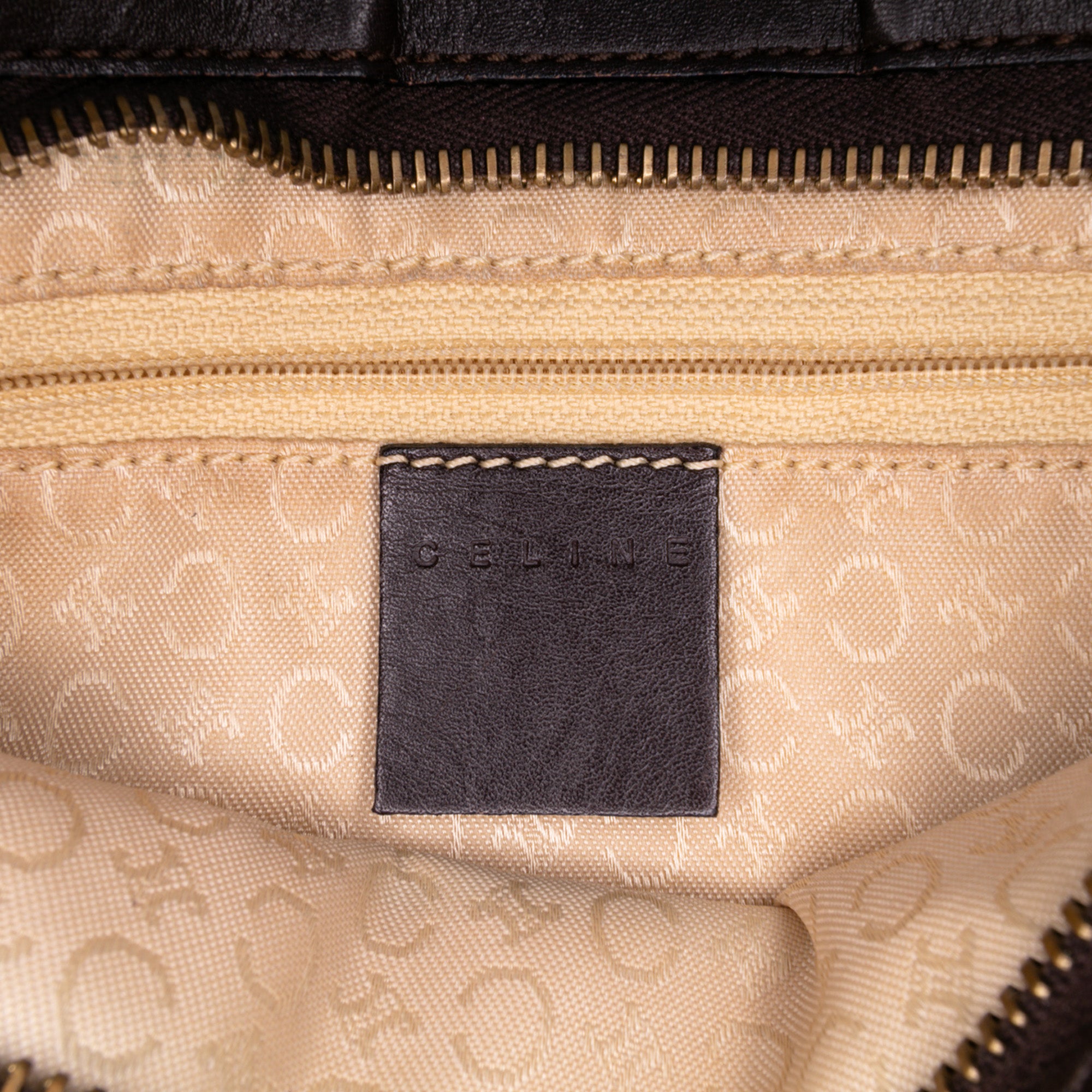 C Macadam Canvas Shoulder Bag