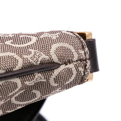 C Macadam Canvas Shoulder Bag