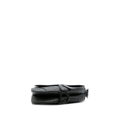 Oblique Embossed Calfskin Saddle Bag