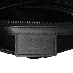 Oblique Embossed Calfskin Saddle Bag