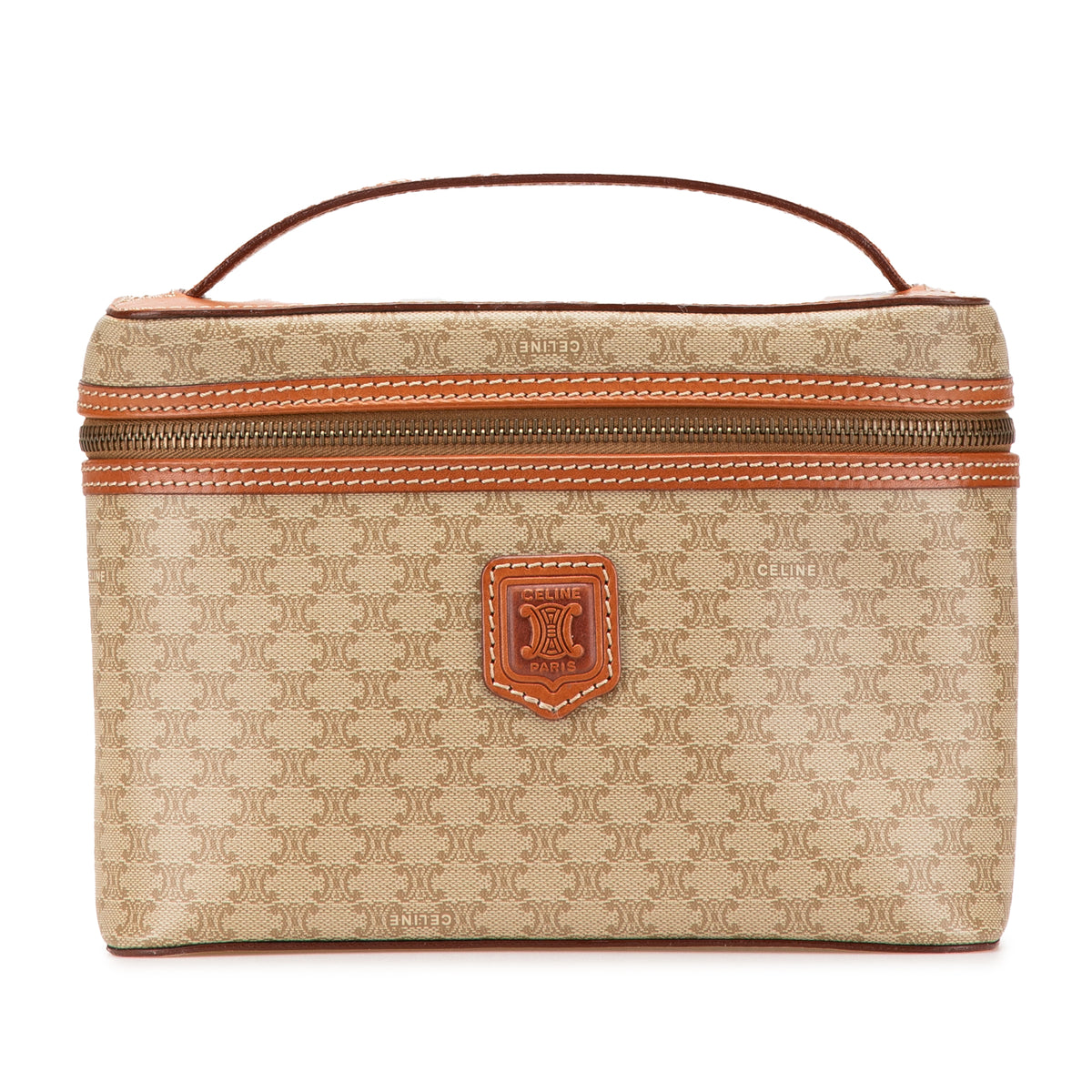 Macadam Coated Canvas Vanity Bag