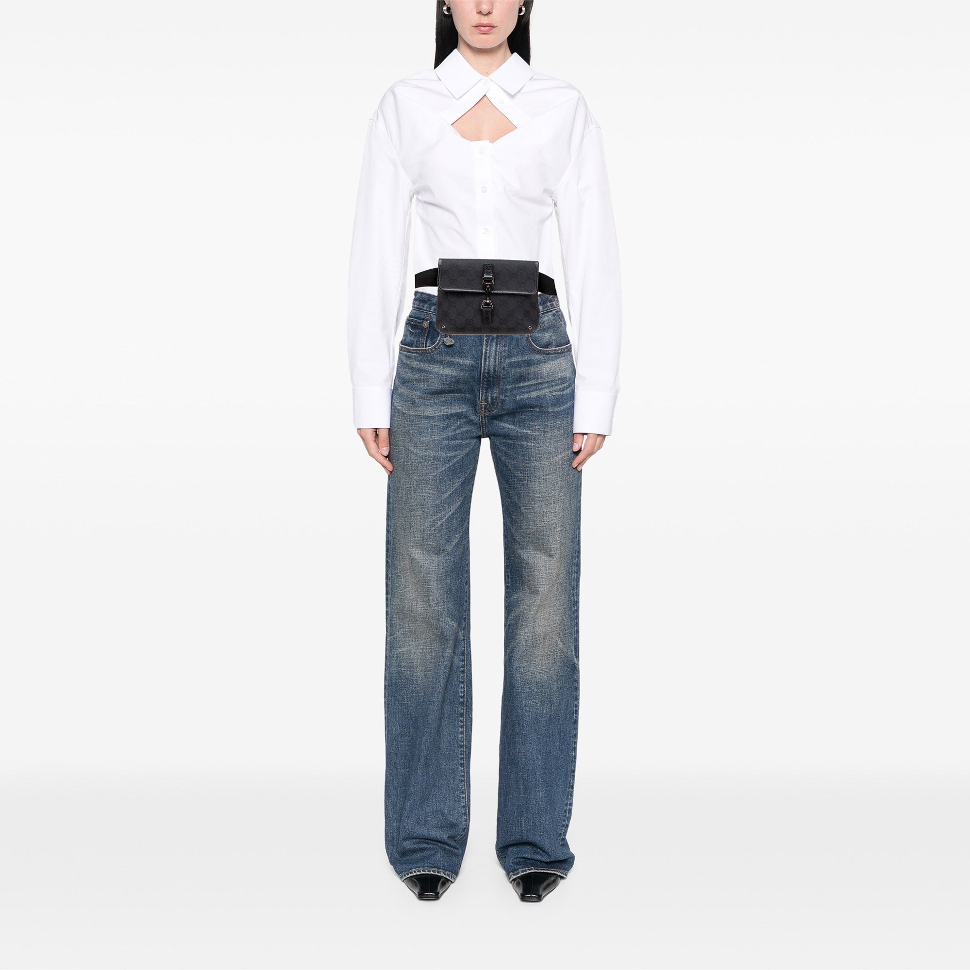 GG Canvas Jackie Belt Bag