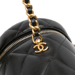 Small Quilted Lambskin Side Note Vanity Case
