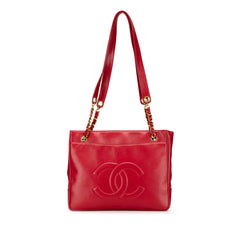 CC Lambskin Chain Tote