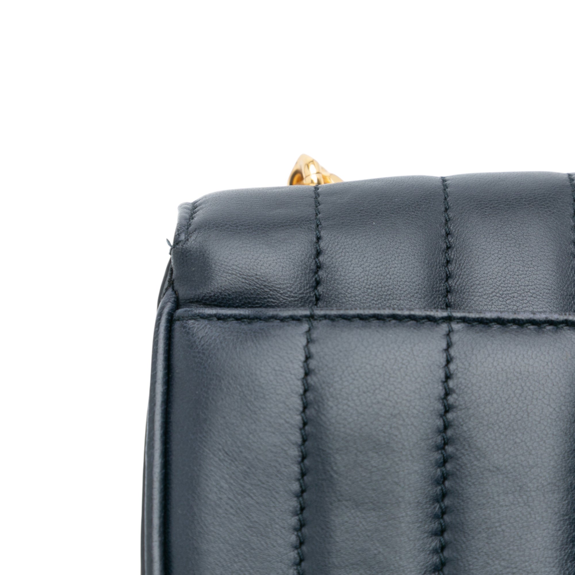 Medium Lambskin Monogram Vicky Chain Bag