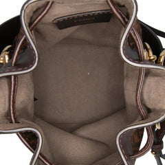 Mini Zucca Suede Mon Tresor Bucket Bag