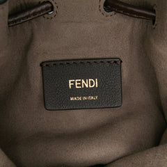 Mini Zucca Suede Mon Tresor Bucket Bag