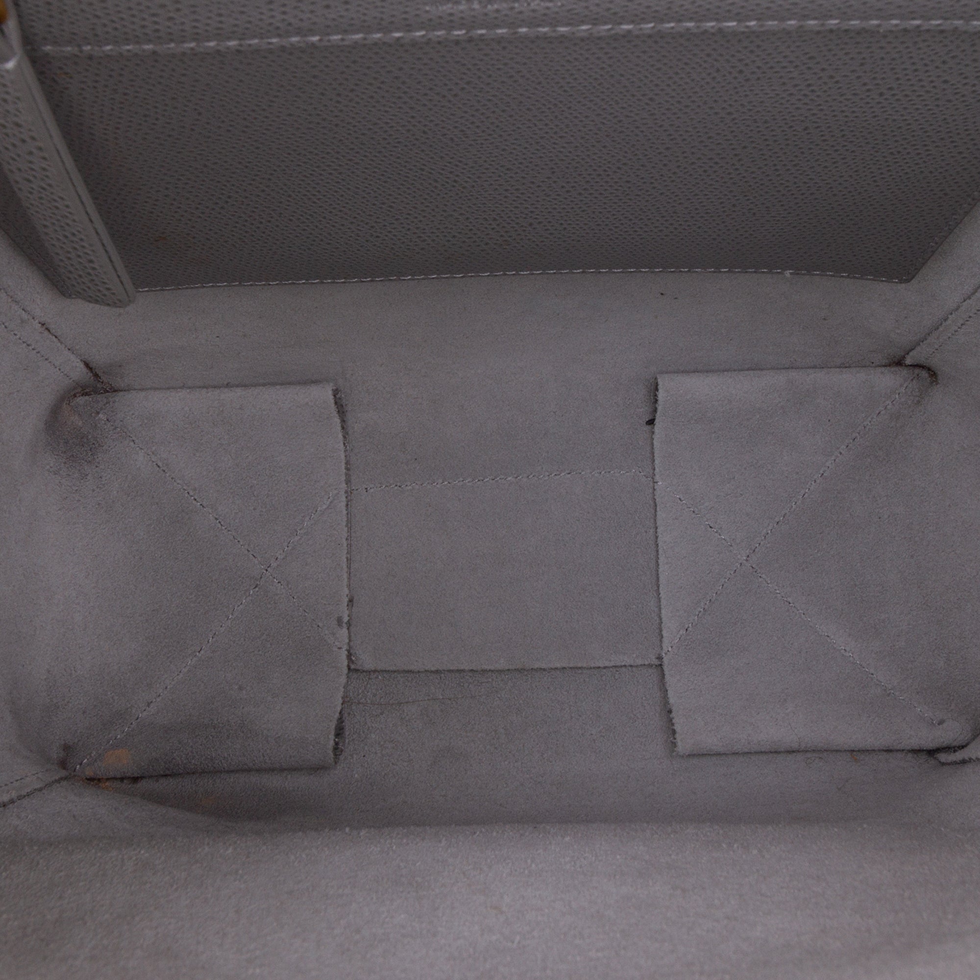 Small Grained Calfskin Vertical Cabas Tote