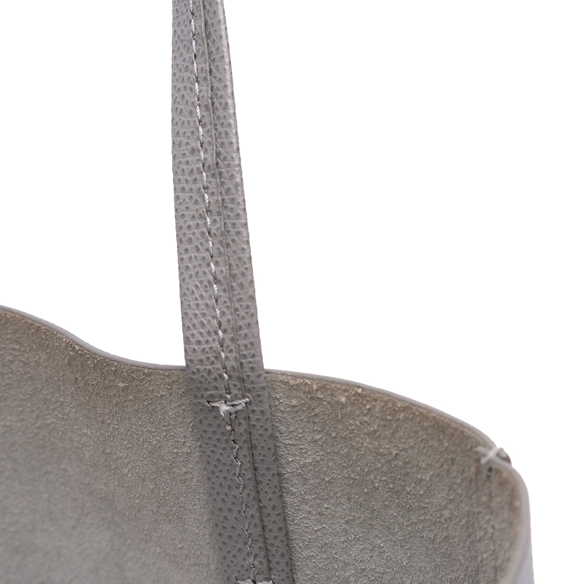 Small Grained Calfskin Vertical Cabas Tote