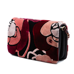 Paris Cosmopolite Velvet Camellia Flap
