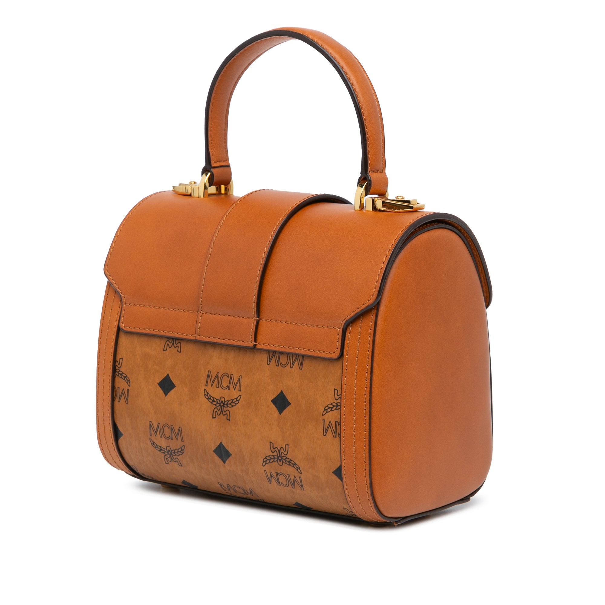 Visetos Coated Canvas Tracy Satchel