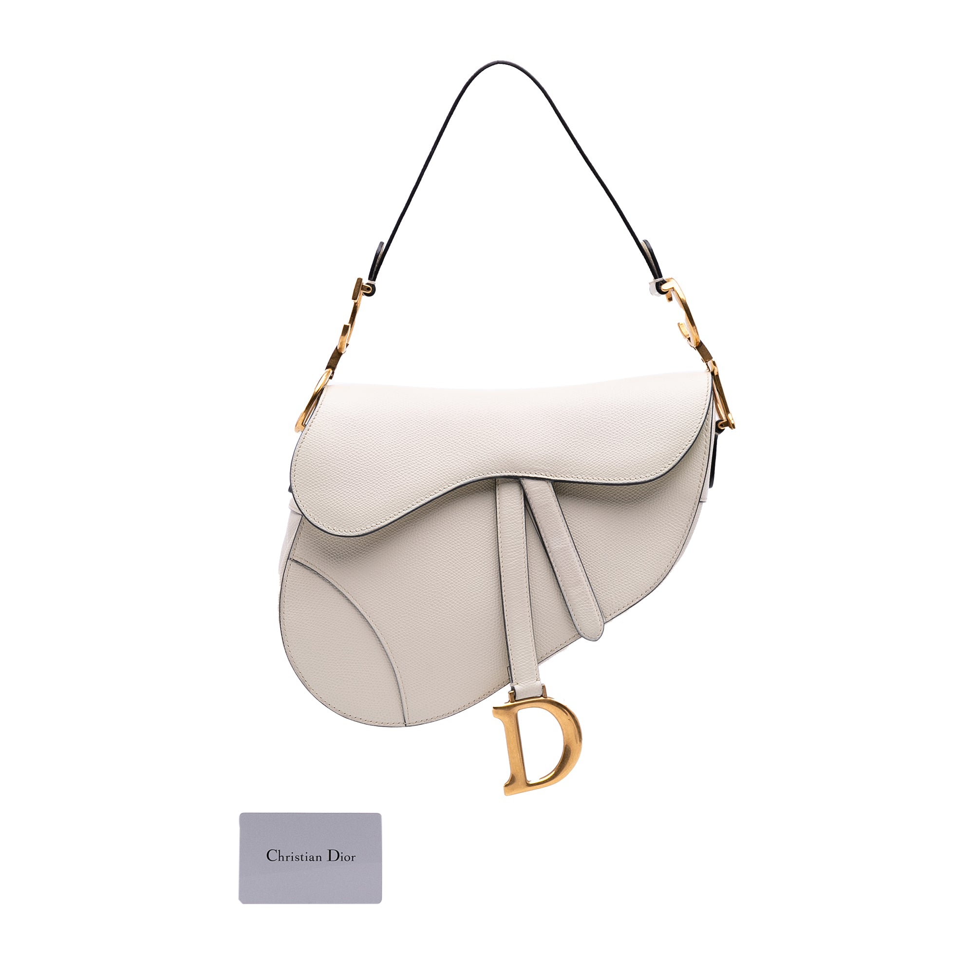 Grained Calfskin Saddle Bag