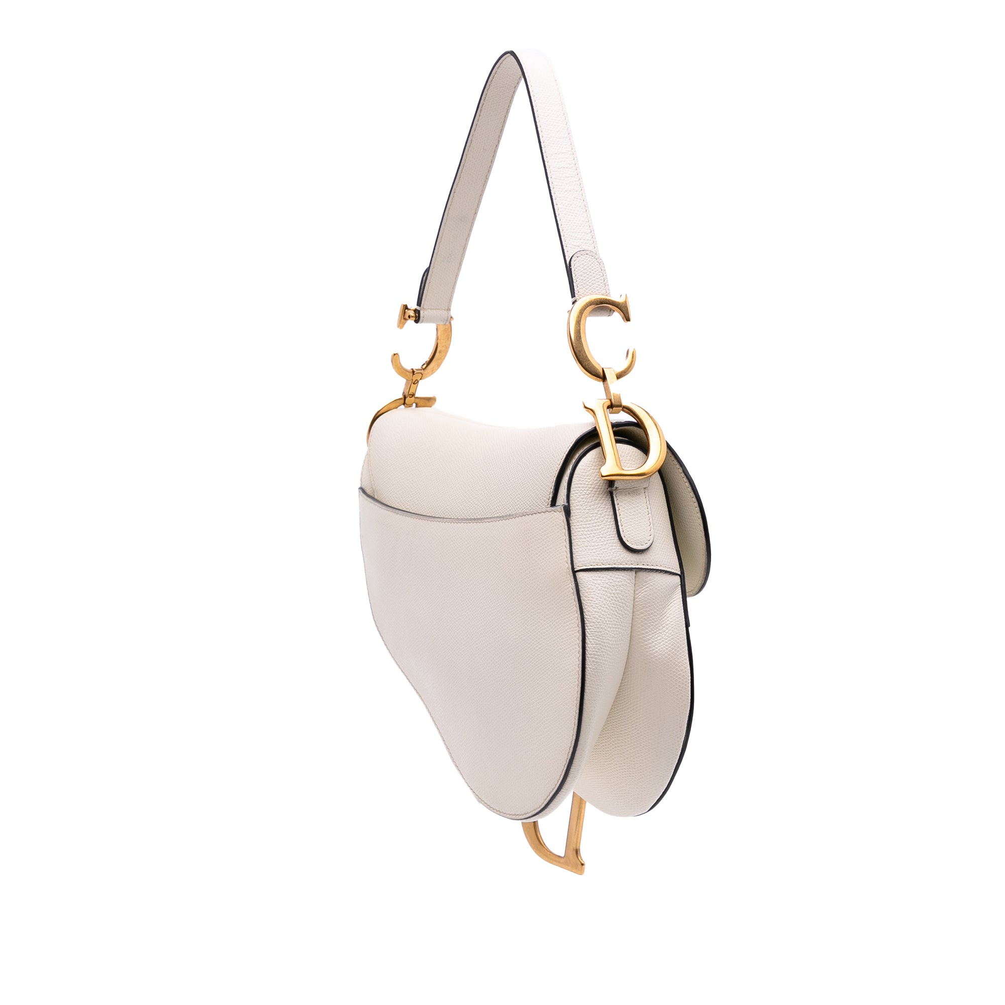 Grained Calfskin Saddle Bag
