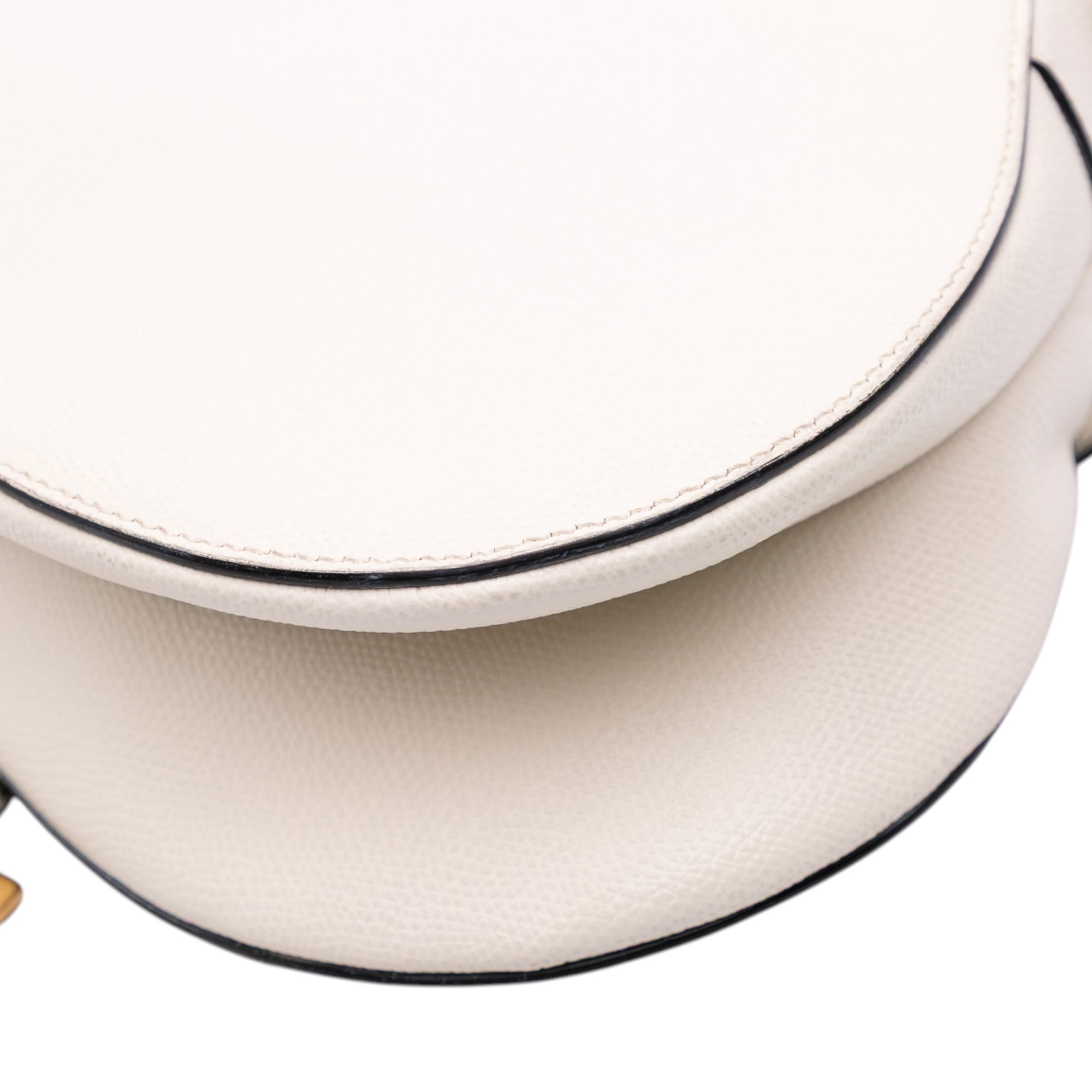 Grained Calfskin Saddle Bag