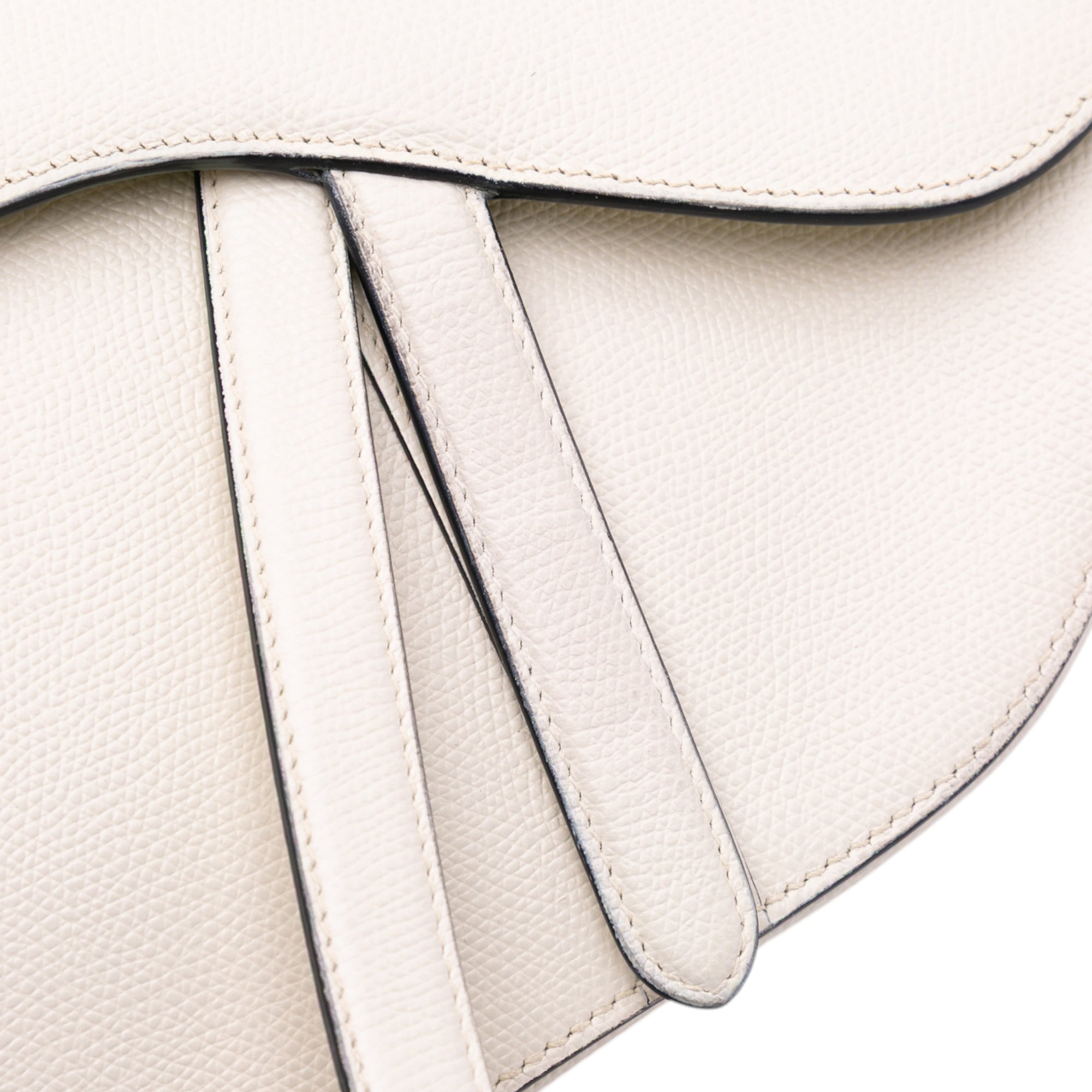 Grained Calfskin Saddle Bag
