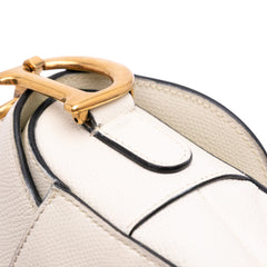 Grained Calfskin Saddle Bag