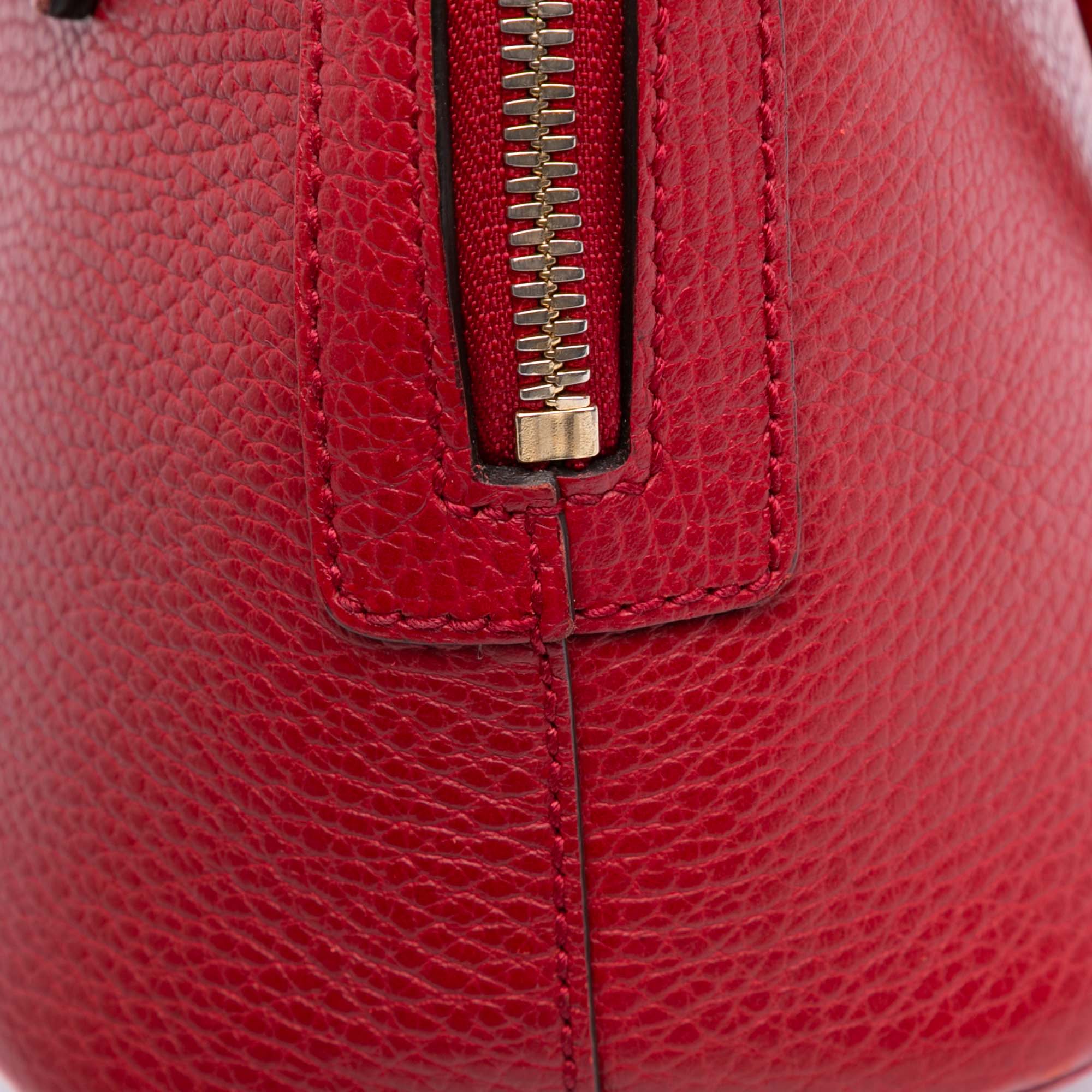 Mini Leather GG Charm Dome Satchel