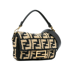 Zucca Raffia Baguette Satchel