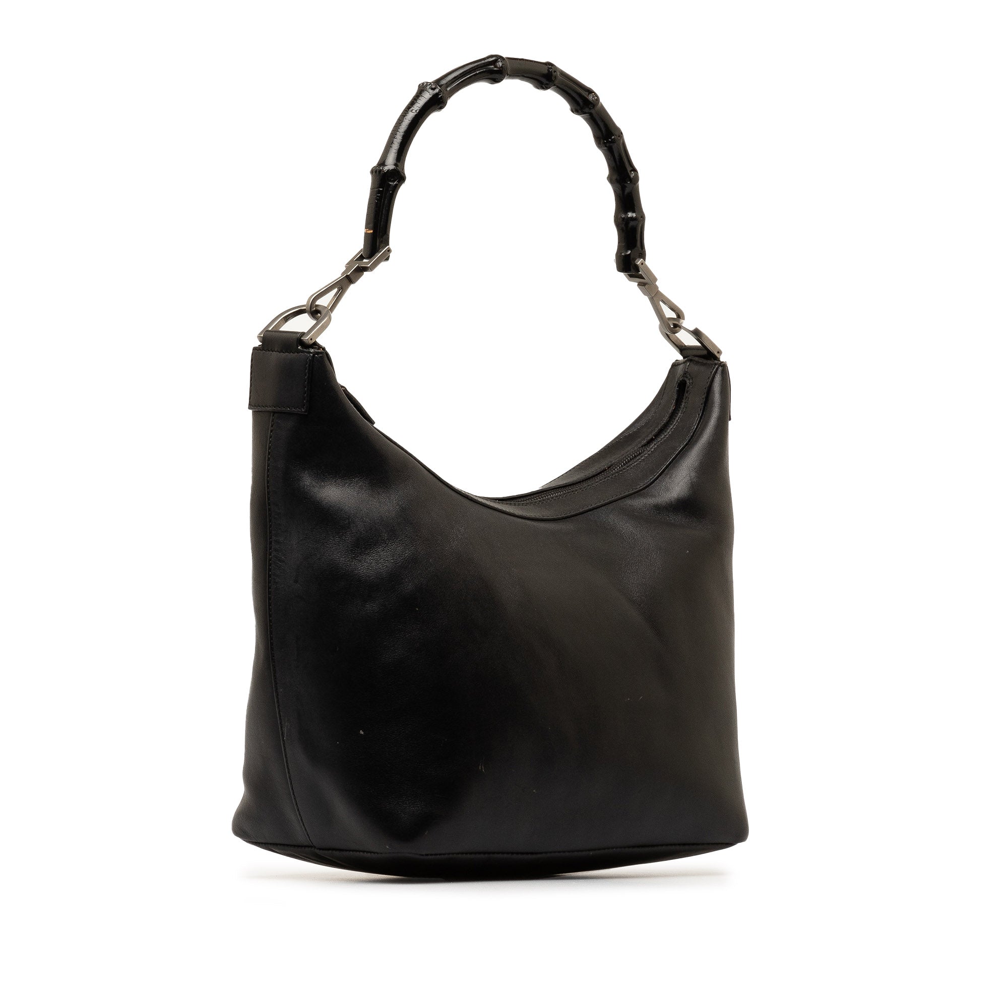 Bamboo Leather Shoulder Bag_1