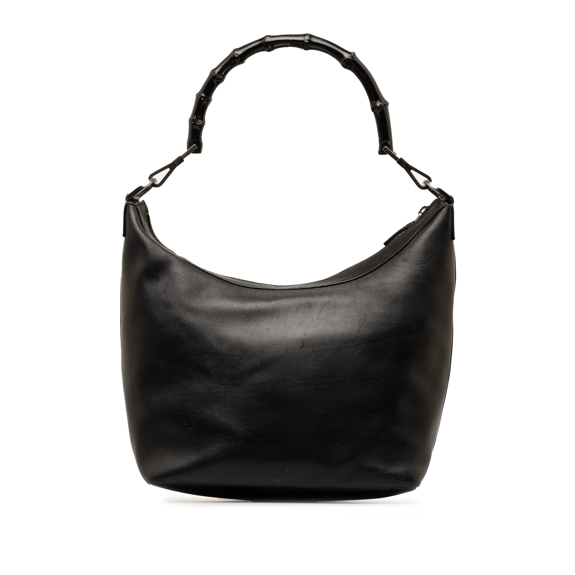 Bamboo Leather Shoulder Bag_2