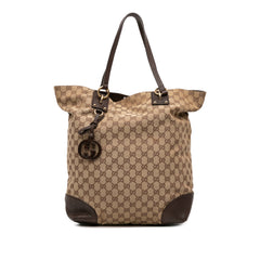 Large GG Canvas GG Charm Tote
