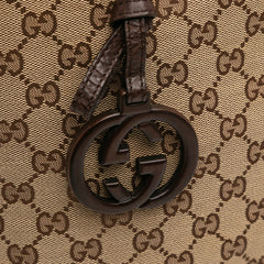 Large GG Canvas GG Charm Tote