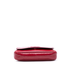 Medium Patent Soho Chain Flap Crossbody