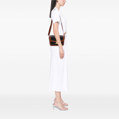 Classique Triomphe Coated Canvas and Calfskin Triomphe Crossbody