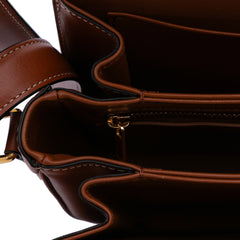 Classique Triomphe Coated Canvas and Calfskin Triomphe Crossbody