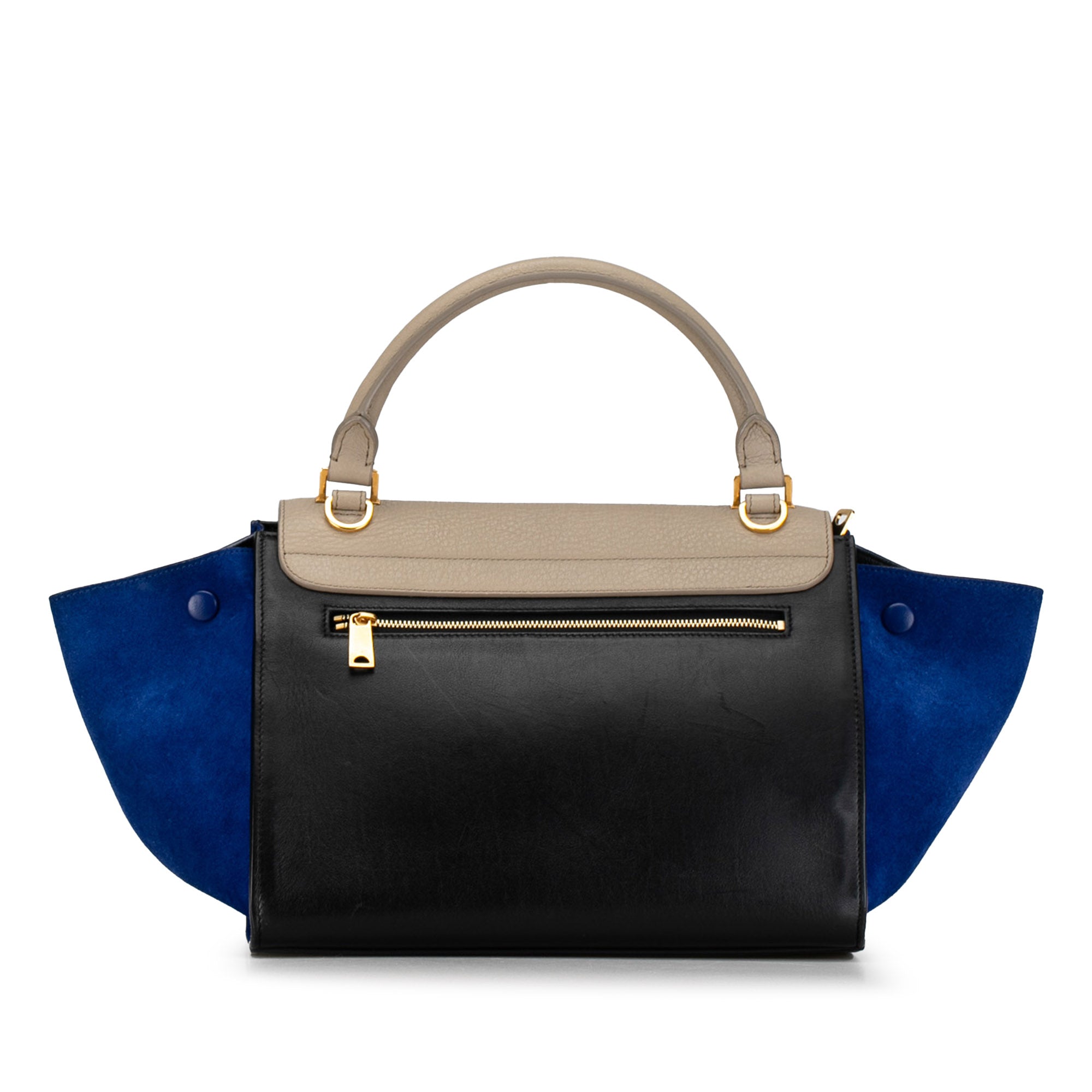 Small Tricolor Trapeze Satchel_2