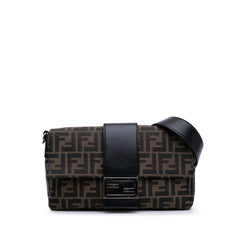Zucca Canvas Convertible Baguette Crossbody