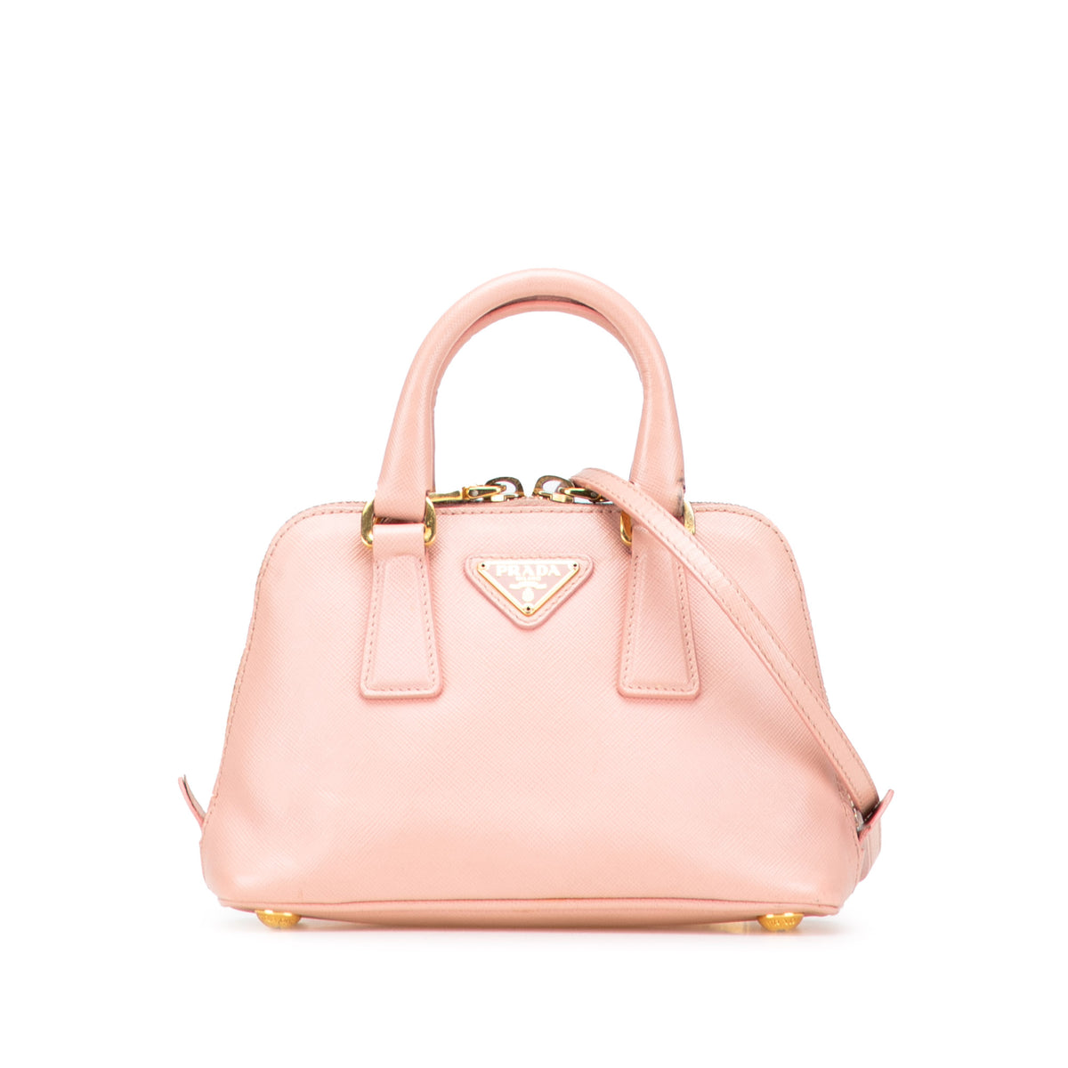 Mini Saffiano Lux Promenade Satchel