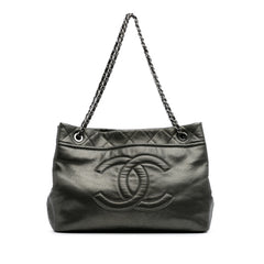 CC Metallic Caviar Soft Tote