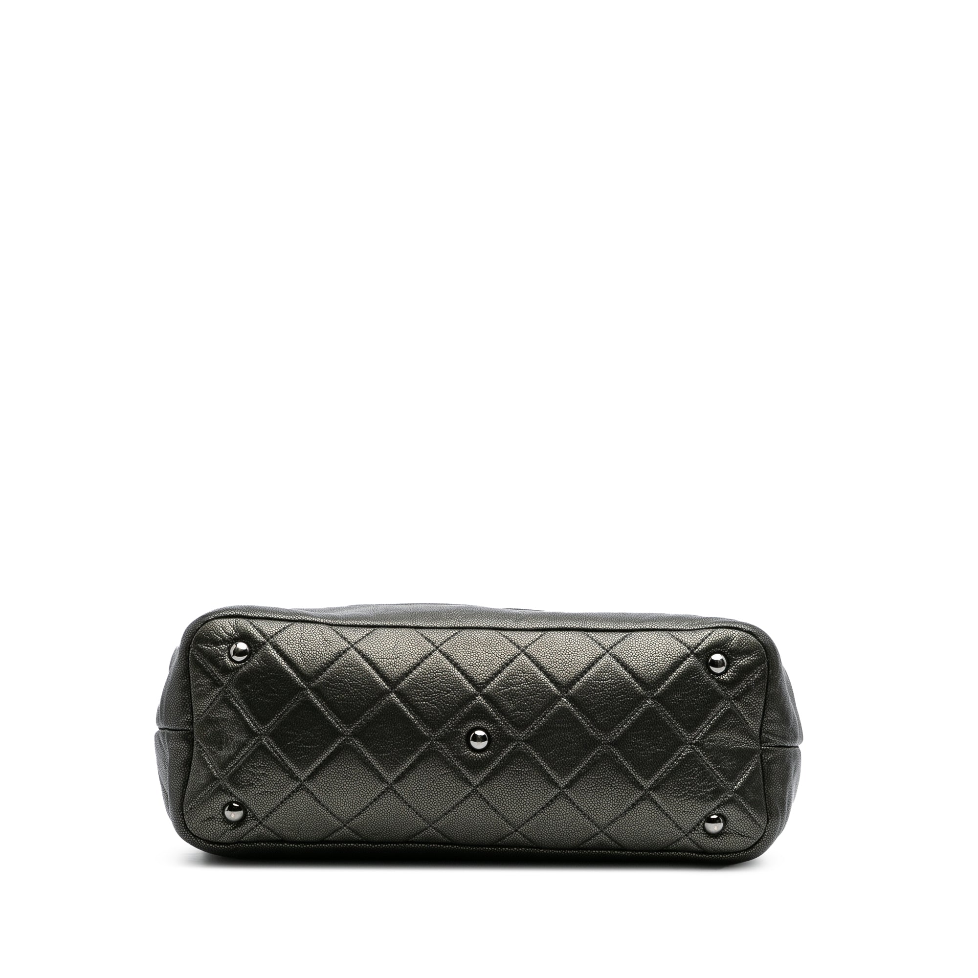 CC Metallic Caviar Soft Tote