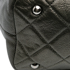 CC Metallic Caviar Soft Tote