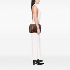 Macadam Coated Canvas Satchel