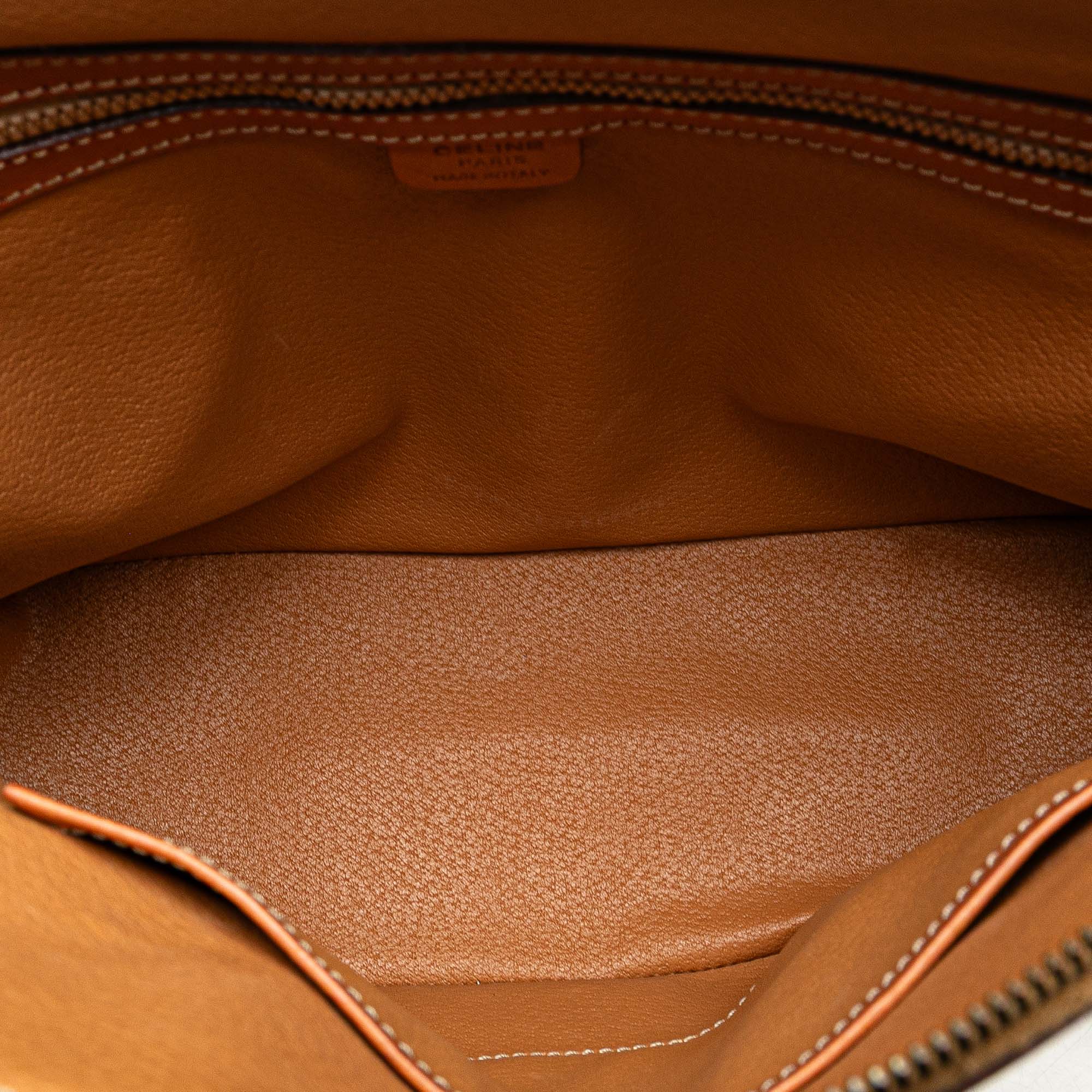 Macadam Coated Canvas Satchel
