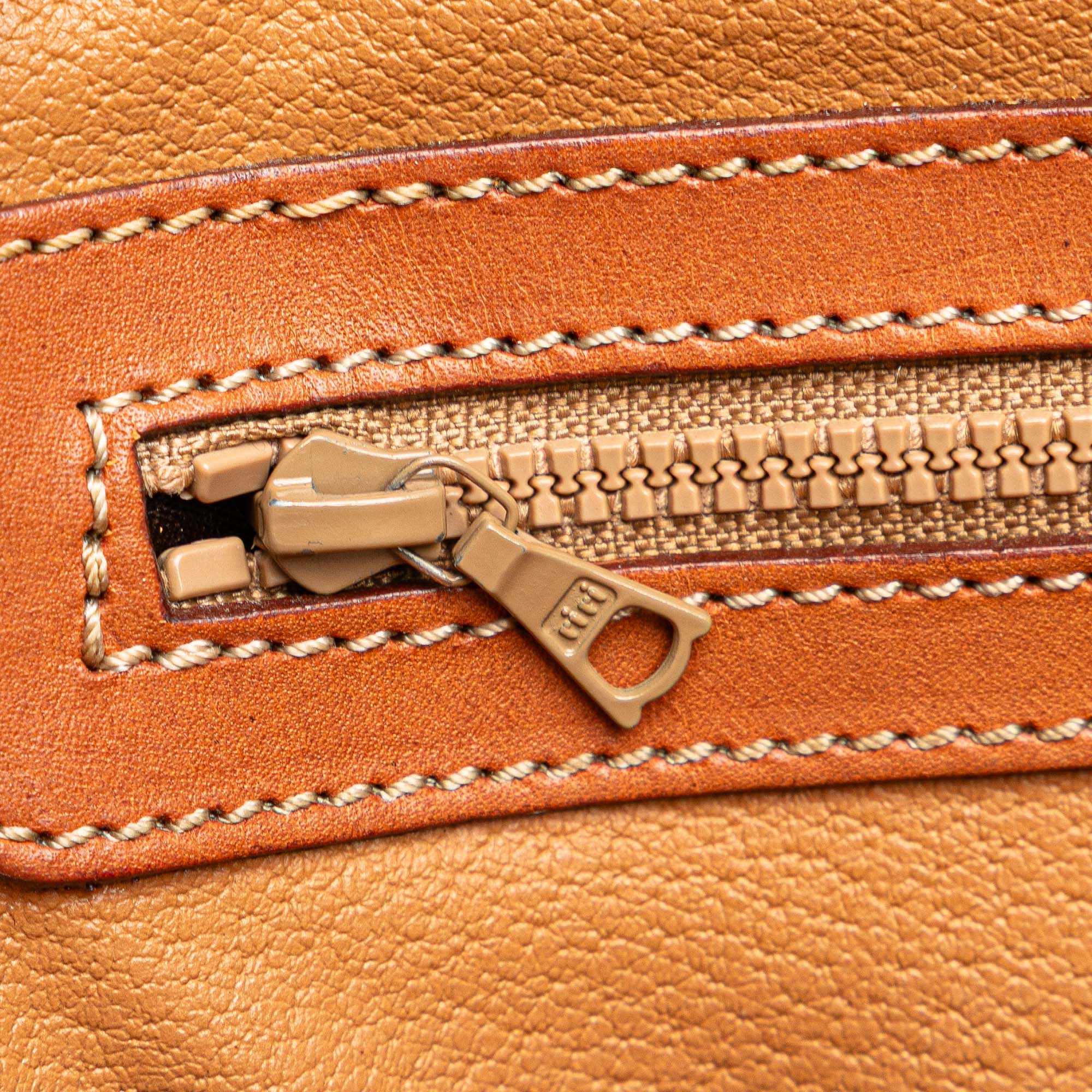 Macadam Coated Canvas Satchel